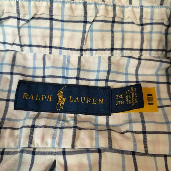 Men's Ralph Lauren 3XB 3TG Button Down Dress Shirt - Picture 5 of 7